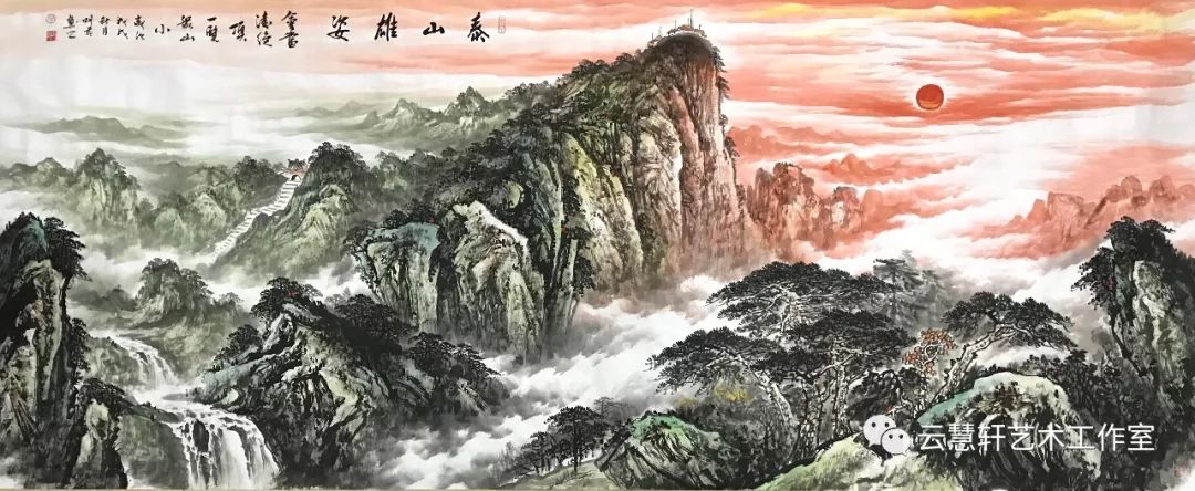 中国当代画家房明君作品欣赏—山水篇