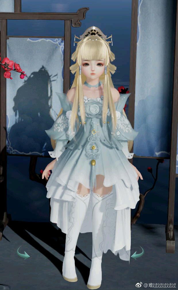 剑网3:蓝公主改色,对比往年更加漂亮,网友纷纷赞不绝手