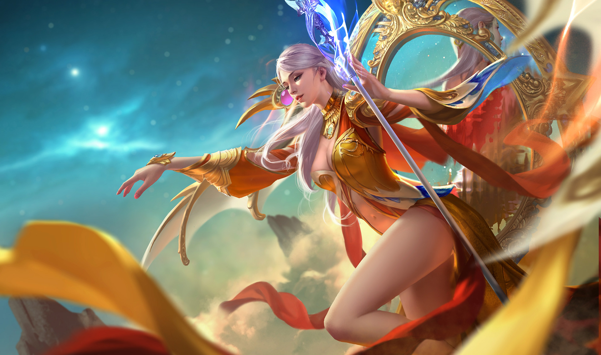 国人画师一组人物造型相当美型的插画作品!看完有没有心动的感觉