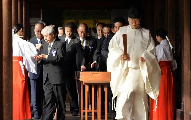 日本靖国神社遭人泼墨 被捕者6旬老人疑似中国人