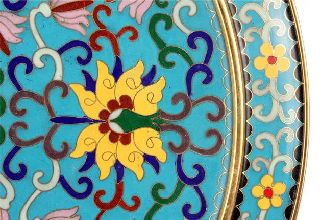 还在转锦鲤?景泰蓝这20种传统吉祥纹样,你认识多少?