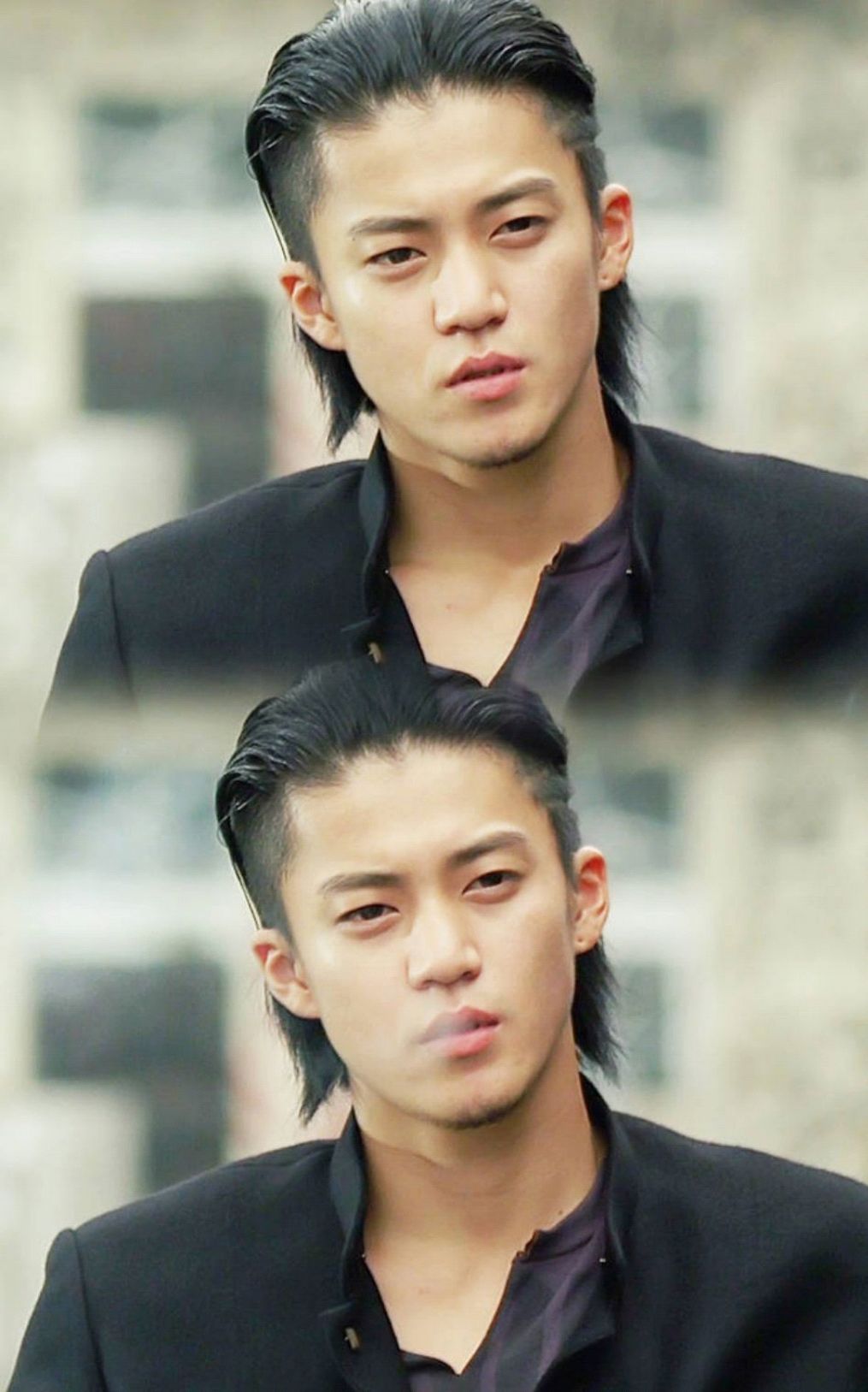 小栗旬长得好帅呀,安静下来好文艺,帅气起来好man,长得这么好看的人