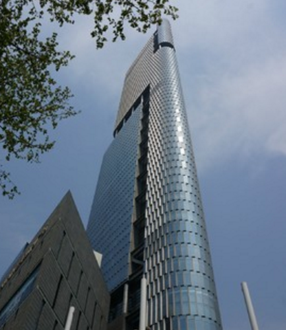 旅游:紫峰大厦——矗立在南京的最高楼,中国大陆地区