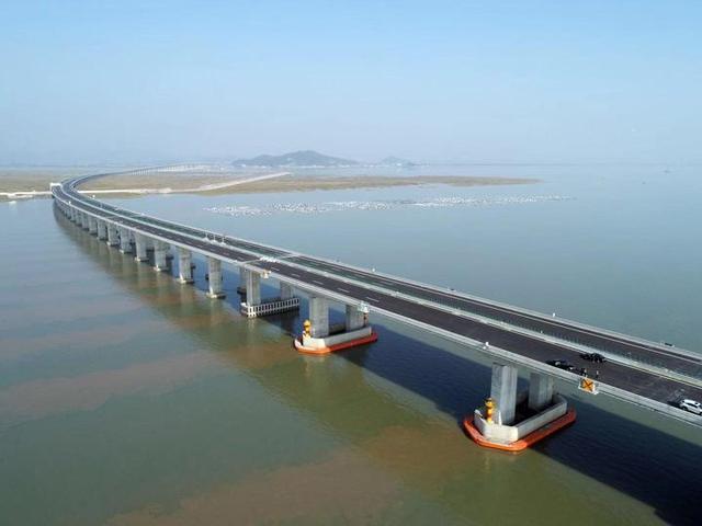 先睹为快!三门湾跨海大桥雄姿初展 还有最新的通车消息