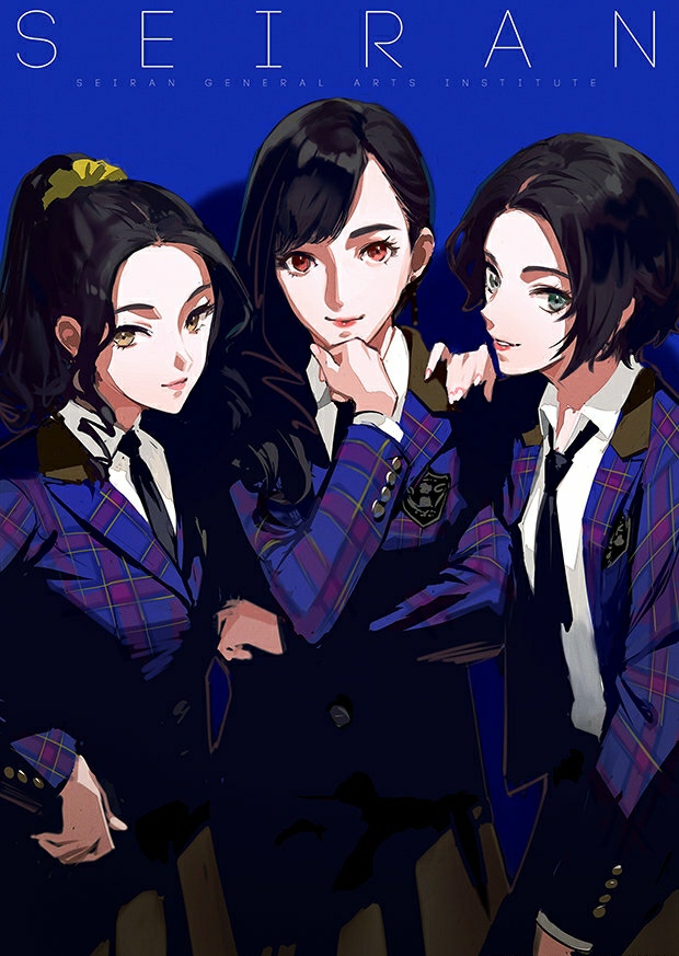 动漫高清壁纸,一群青春靓丽的美女,赶紧收藏