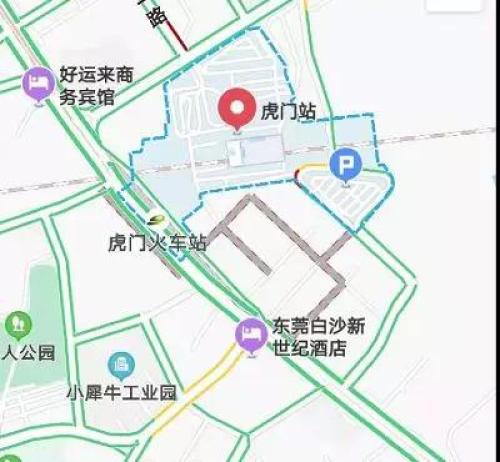 东莞火车站地图图片