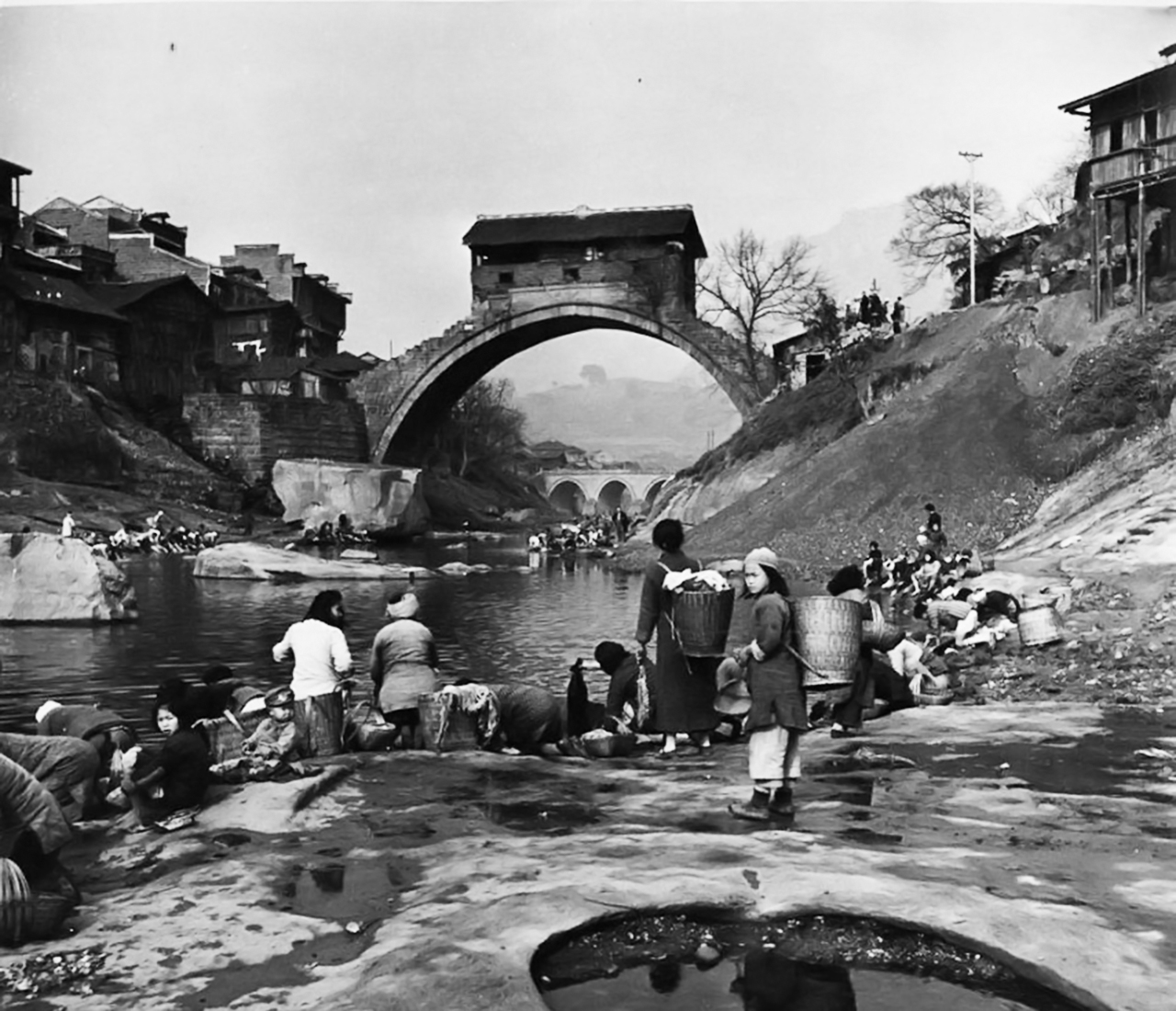 珍贵老照片:1946年美国斥资拍摄的三峡,图六如今已被淹没!