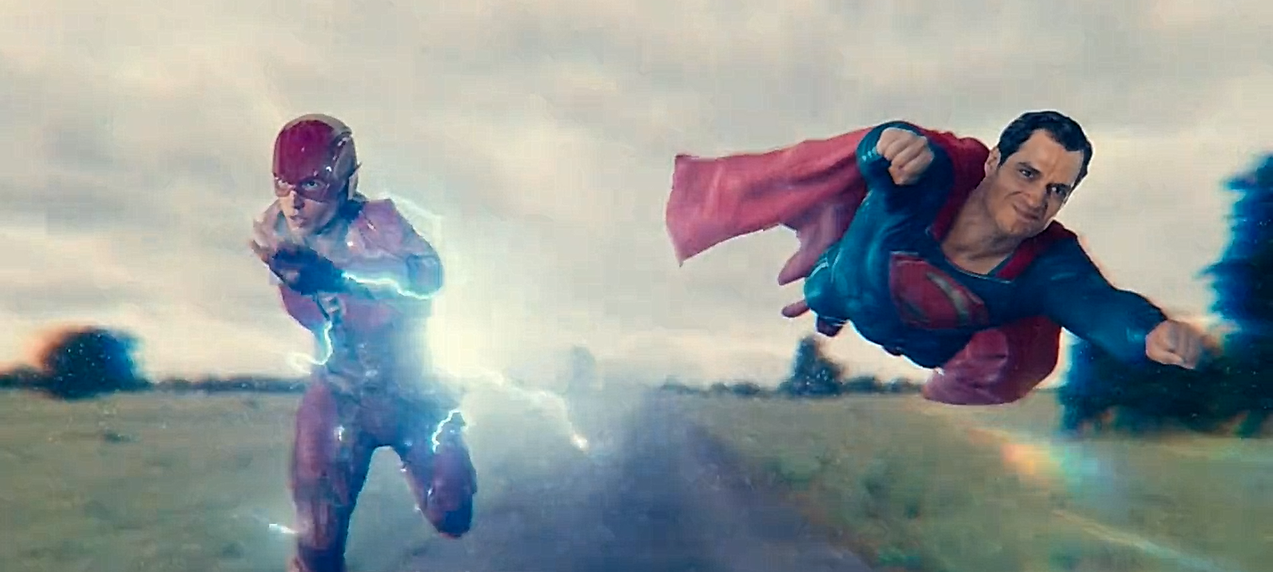 正义联盟:超人和闪电侠赛跑,谁更快?海王:要求增加