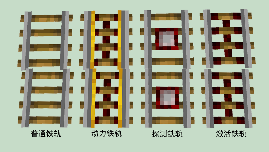 我的世界四种铁轨合成公式及其作用