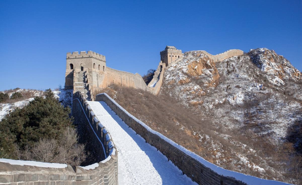 金山嶺雪景,最美的長城,最美的遇見