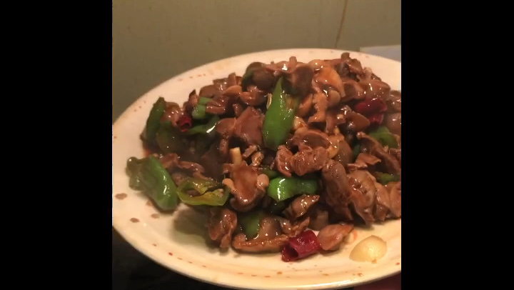 尖椒鸡胗的做法分享