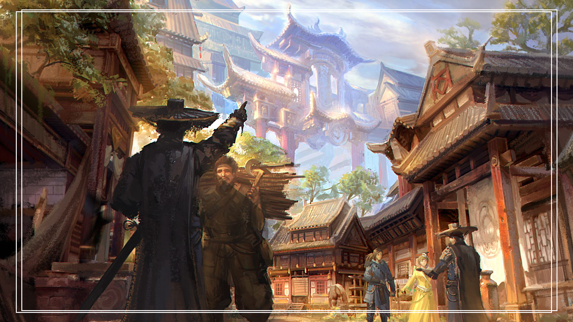 超清大图:唯美古风游戏场景概念设计图片赏析