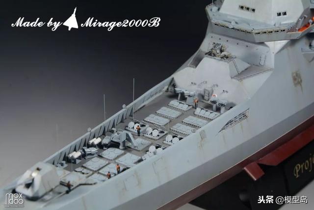 1/350暴风级万吨驱逐舰|模型作品