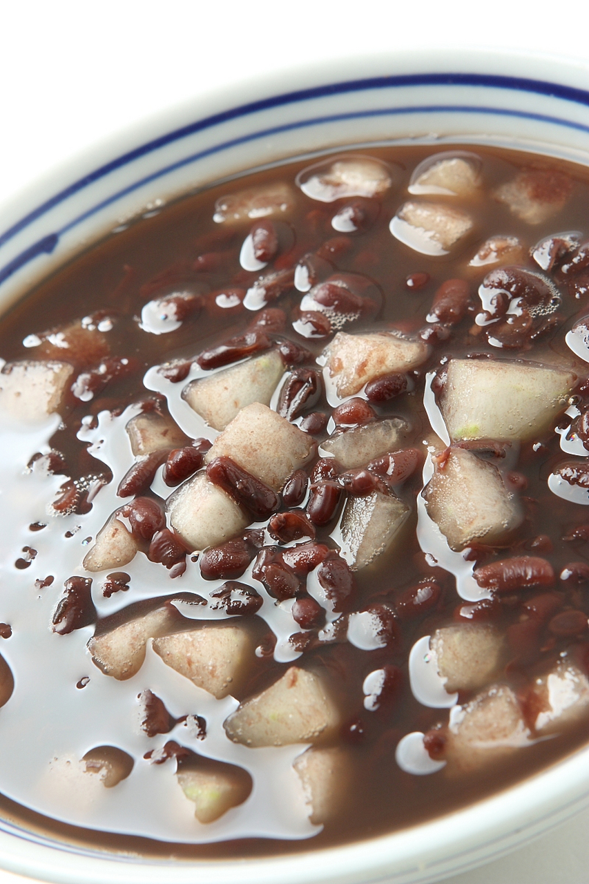 夏季降火喝【赤豆汤】 原料:赤豆150克,水300克,冰糖30克. 做法: 1,赤