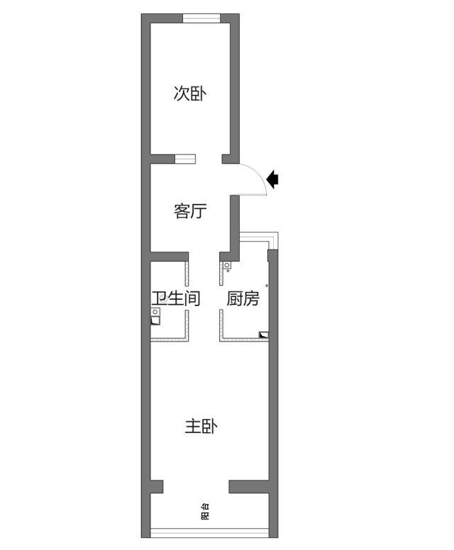三代人蜗居56㎡,只花4万爆改,够住五口人,还有2个卫生间
