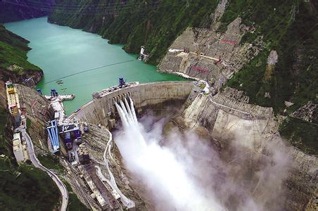 是金沙江水电基地下游河段四个水电梯级——乌东德,白鹤滩水电站
