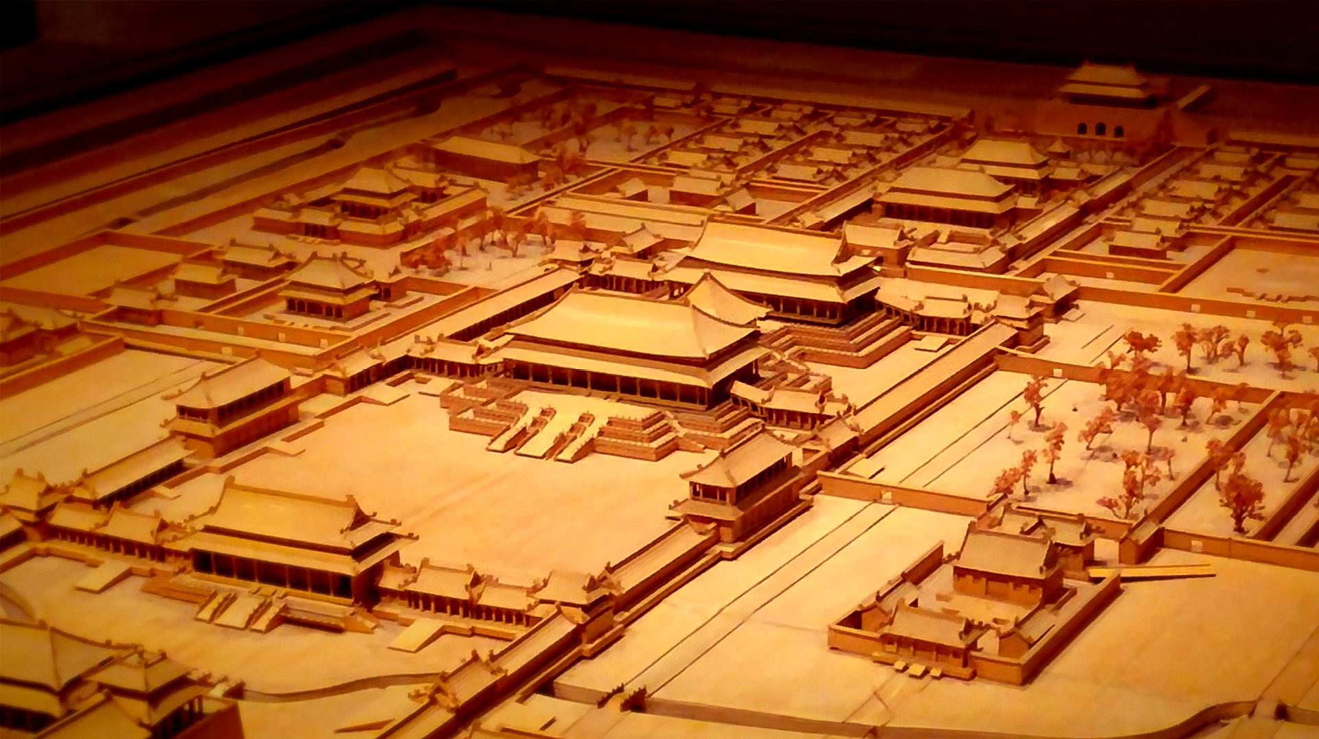 明代南京城复原图图片