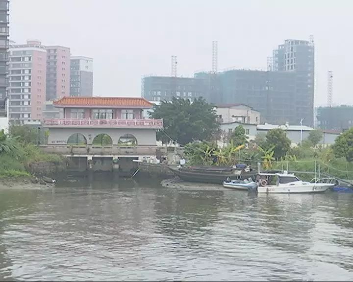 昨天上午,記者在榕江北河玉浦河段的水閘口看到,幾艘漁船停靠在江邊