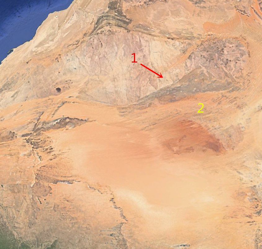 图解撒哈拉之眼:流沙之下究竟还掩埋着什么?另一只眼在哪里?