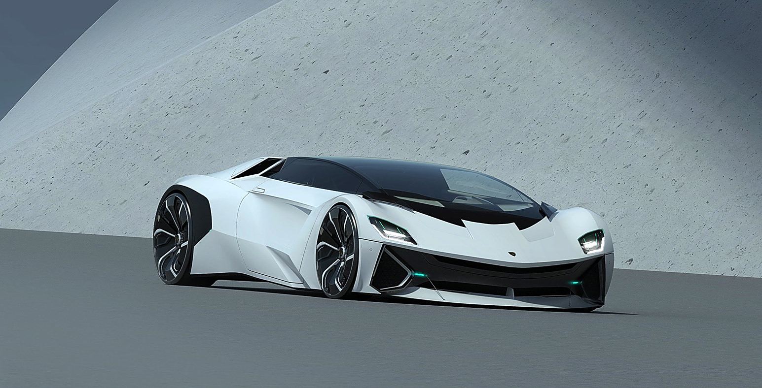 兰博基尼vega超级跑车概念 车身尺寸比兰博基尼huracan更小