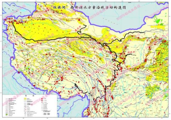 红旗河路径地图图片