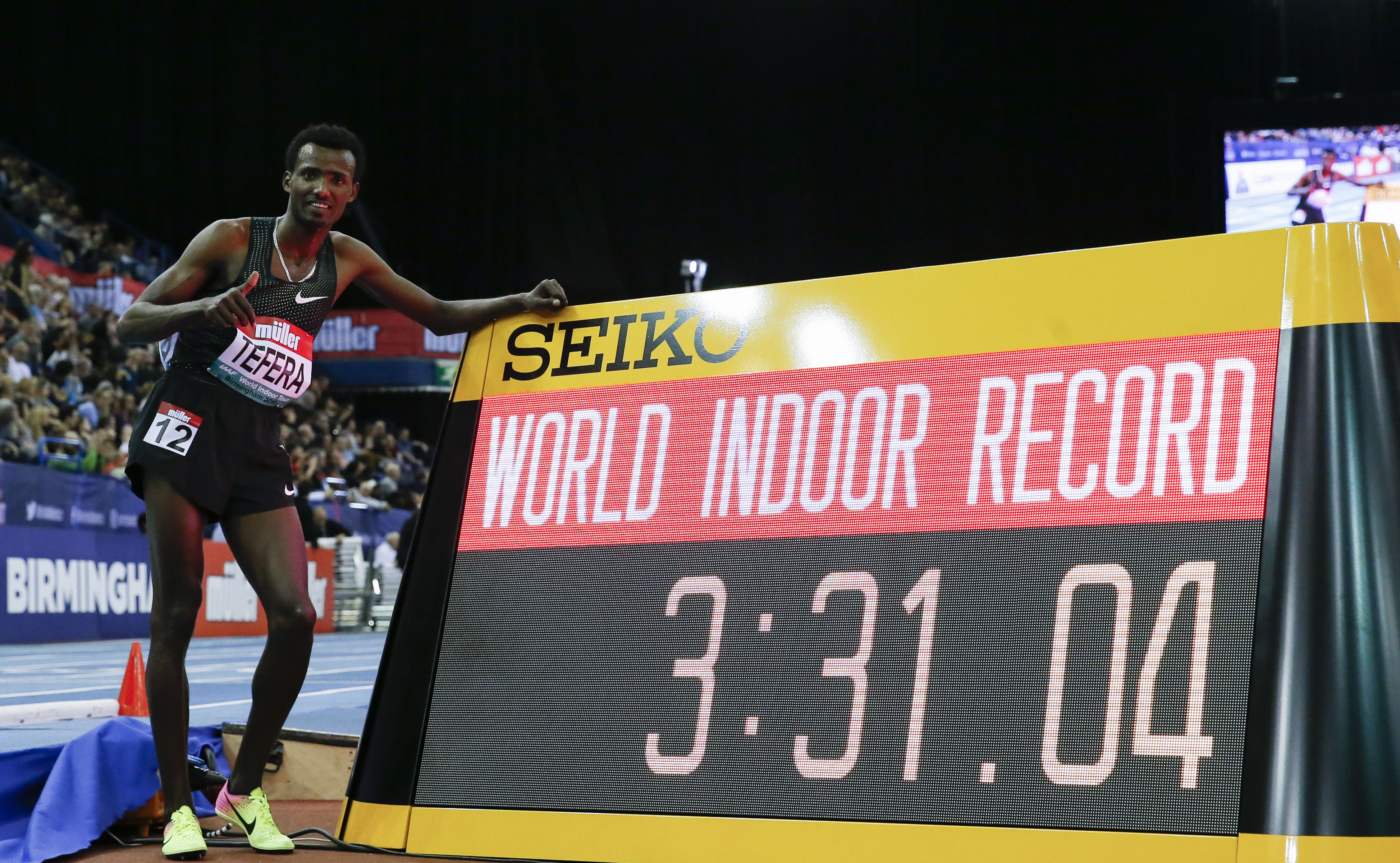 男子1500米世界纪录图片