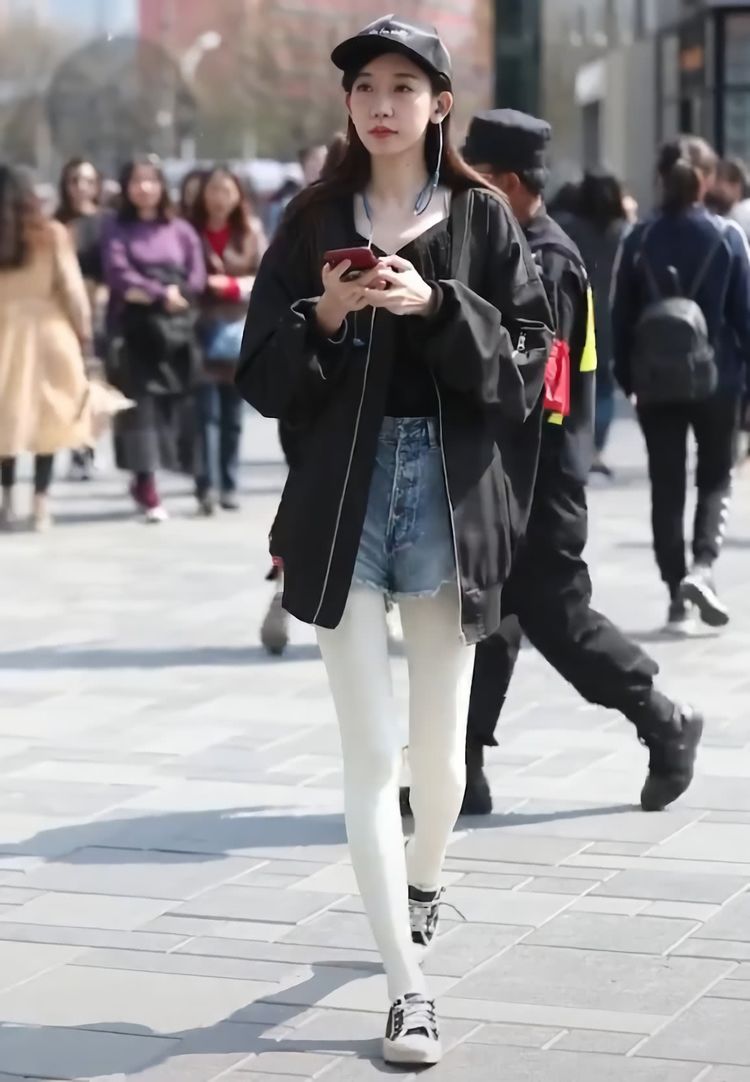 穿搭分享:谁说白裤袜穿着不好看的?你给我站出来看看!