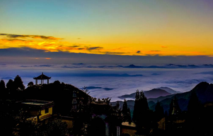 景色秀丽的天宫山,存在着独特的建筑群体,你想来参观一下吗