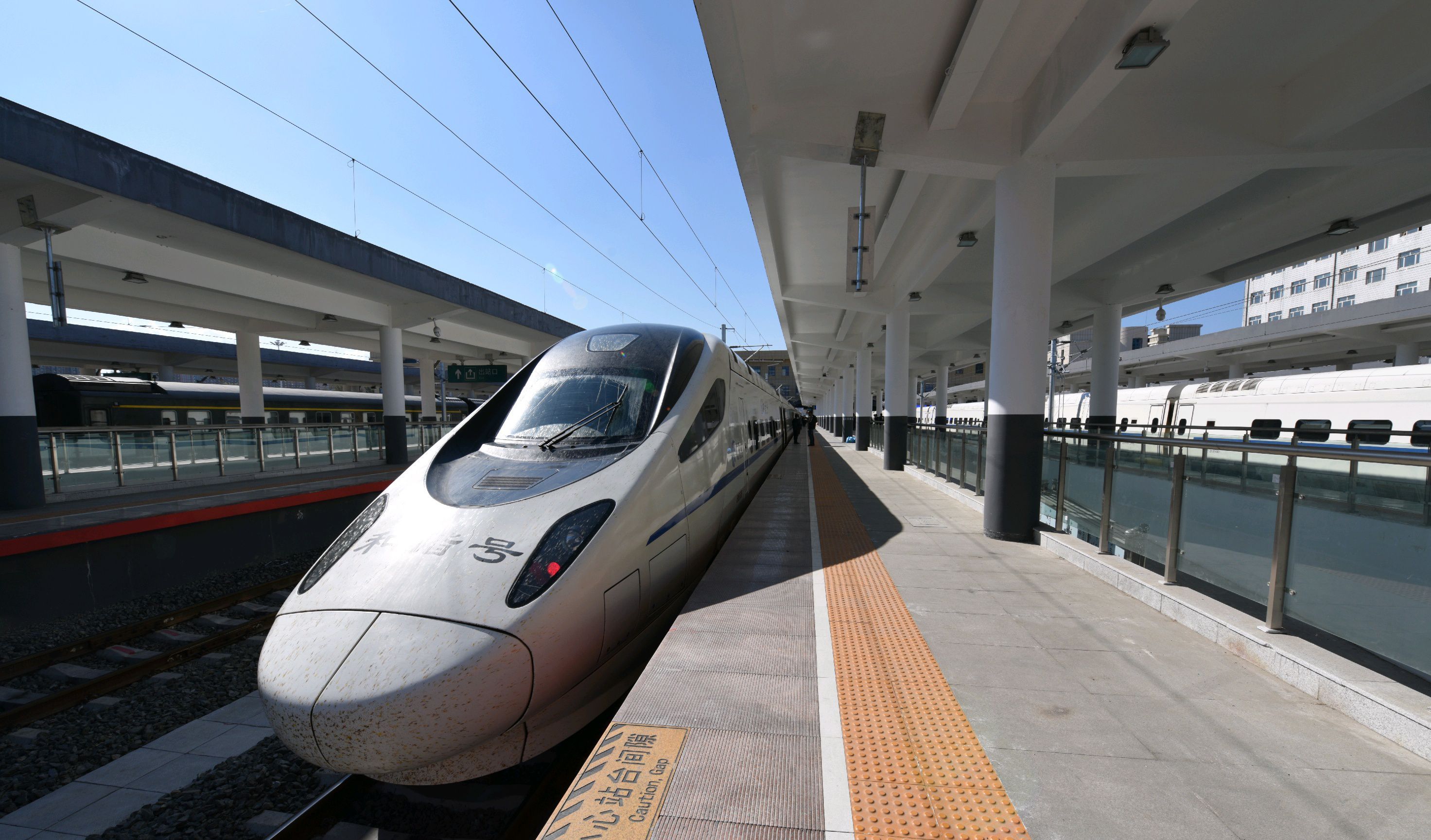 哈佳快速铁路的终点站——佳木斯站