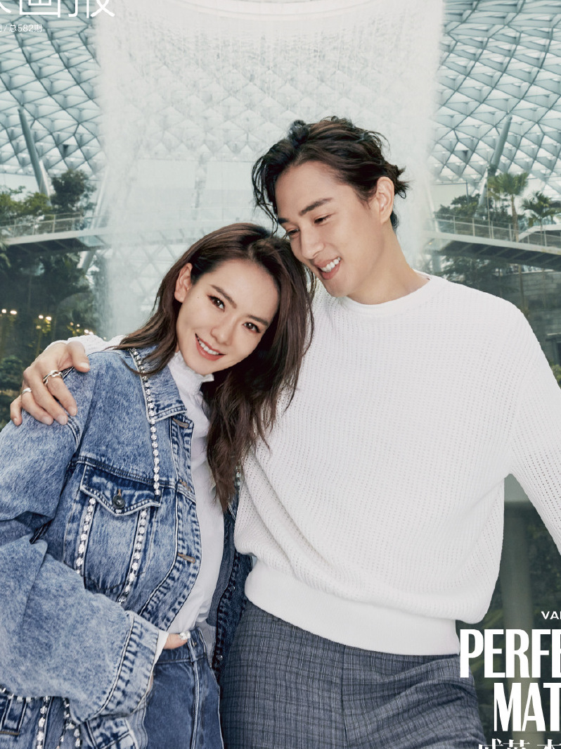 戚薇李承铉全新画报大片释出,五年多的婚姻,与爱同行,越变越甜