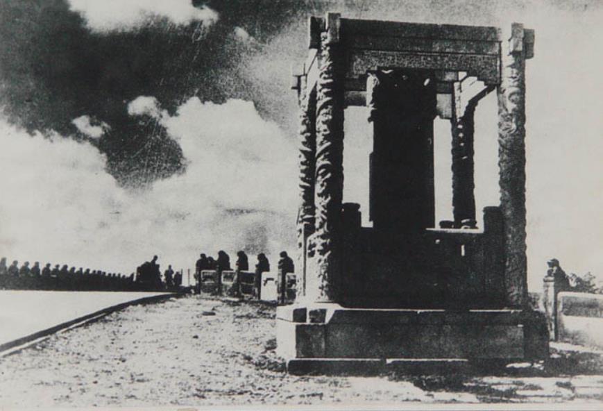 1937年卢沟桥事变旧照:全面抗战的开端,日寇铁蹄踏上卢沟桥