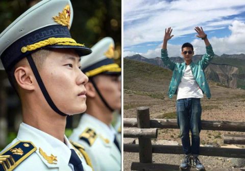 高颜值兵哥哥军便装对比照 网友:想嫁!