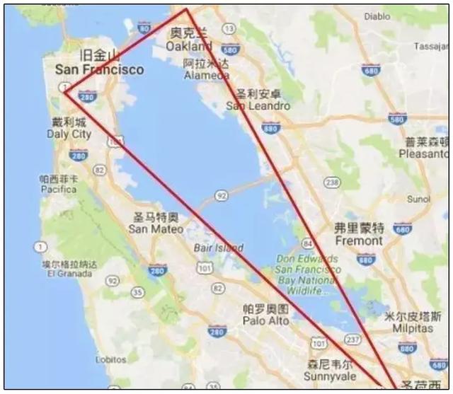 纽约湾区的标识是华尔街.