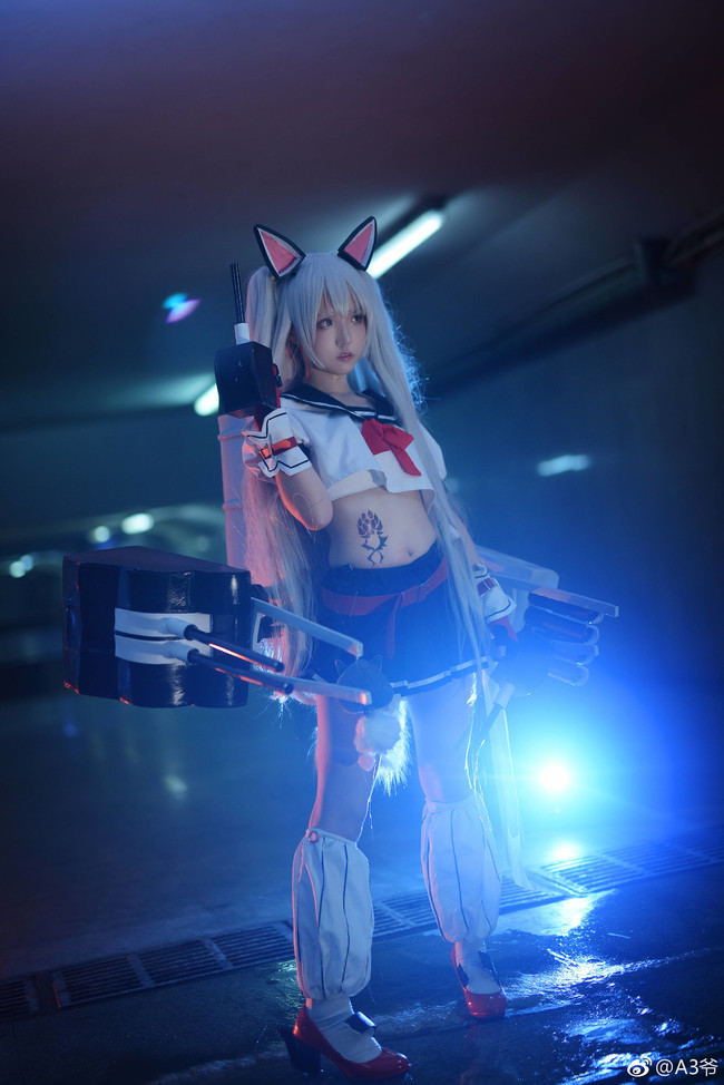 碧蓝航线cos,可爱的水手服少女,网友:真是太漂亮了