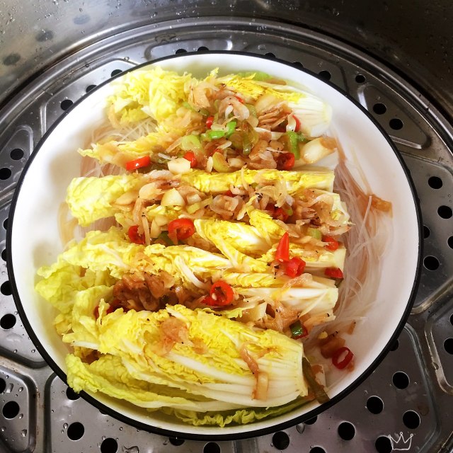 鲜美下饭,虾皮粉丝娃娃菜