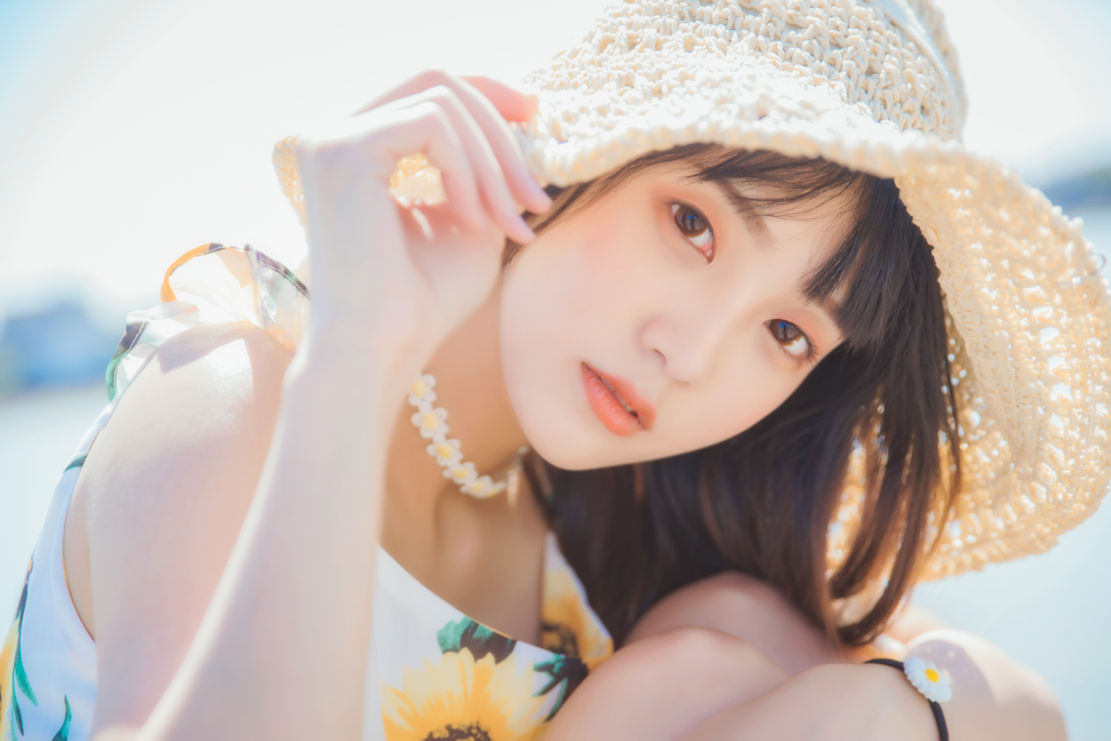 人像摄影 富有治愈色彩的阳光美少女 转载自百家号作者:情感观察者