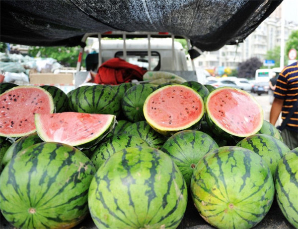 甜西瓜难挑?水果摊表哥:学会这3个挑瓜技巧,甜西瓜手到擒来!