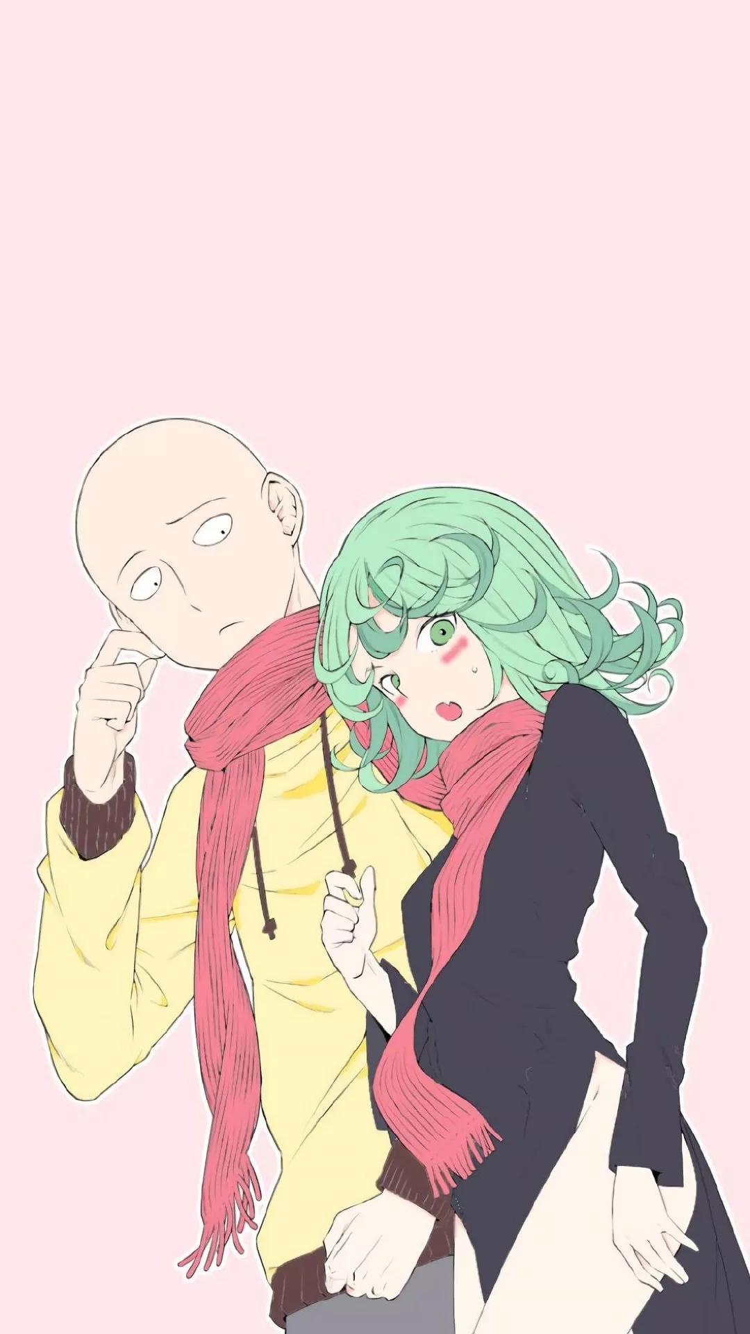 一拳超人:超清壁纸,龙卷小鸟依人太卡哇伊了