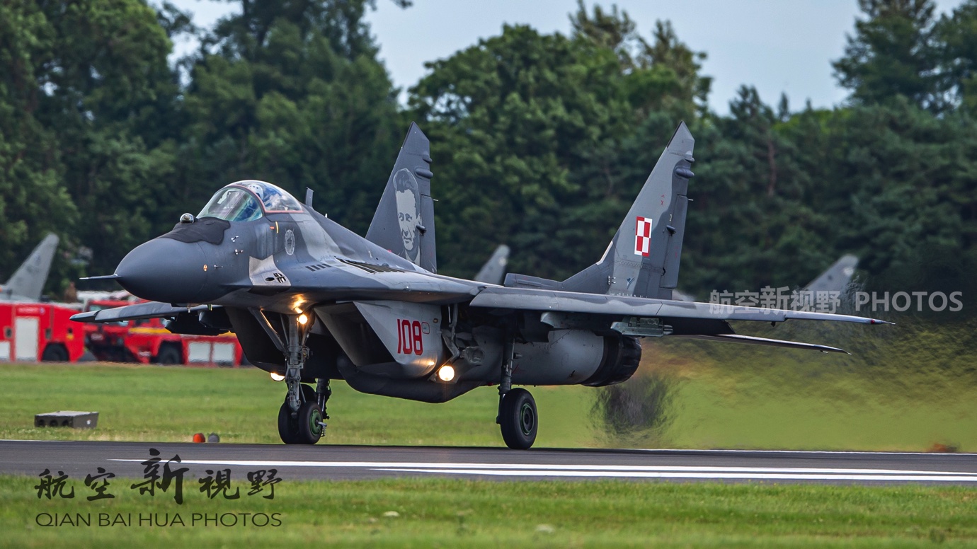 米格-29战斗机高清组图,波兰空军主力,经典双发三代机