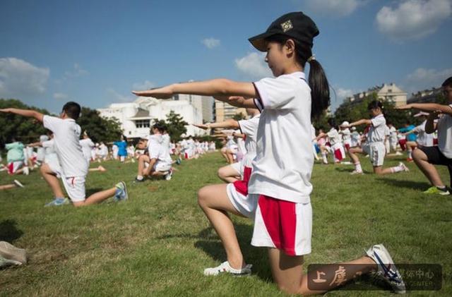 上虞區實驗小學團體操節目在紹興市九運會上精彩亮相 震撼全場