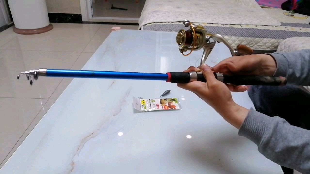 如何用海竿加串钩钓大鱼
