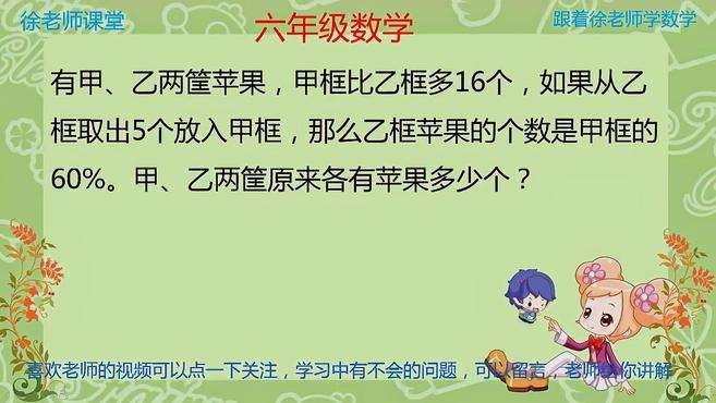 [图]六年级数学列方程解应用题，这是一个重点，必须掌握列方程的方法