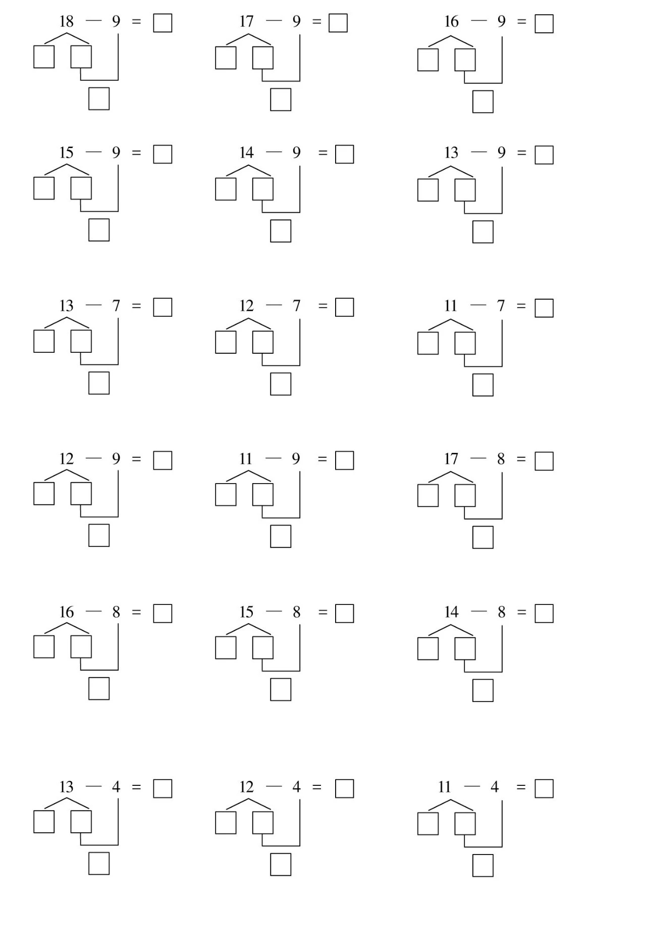 一年级数学下册破十法