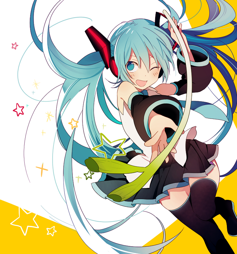 动漫壁纸插画:二次元虚拟偶像们,初音v家洛天依,精选p站美图