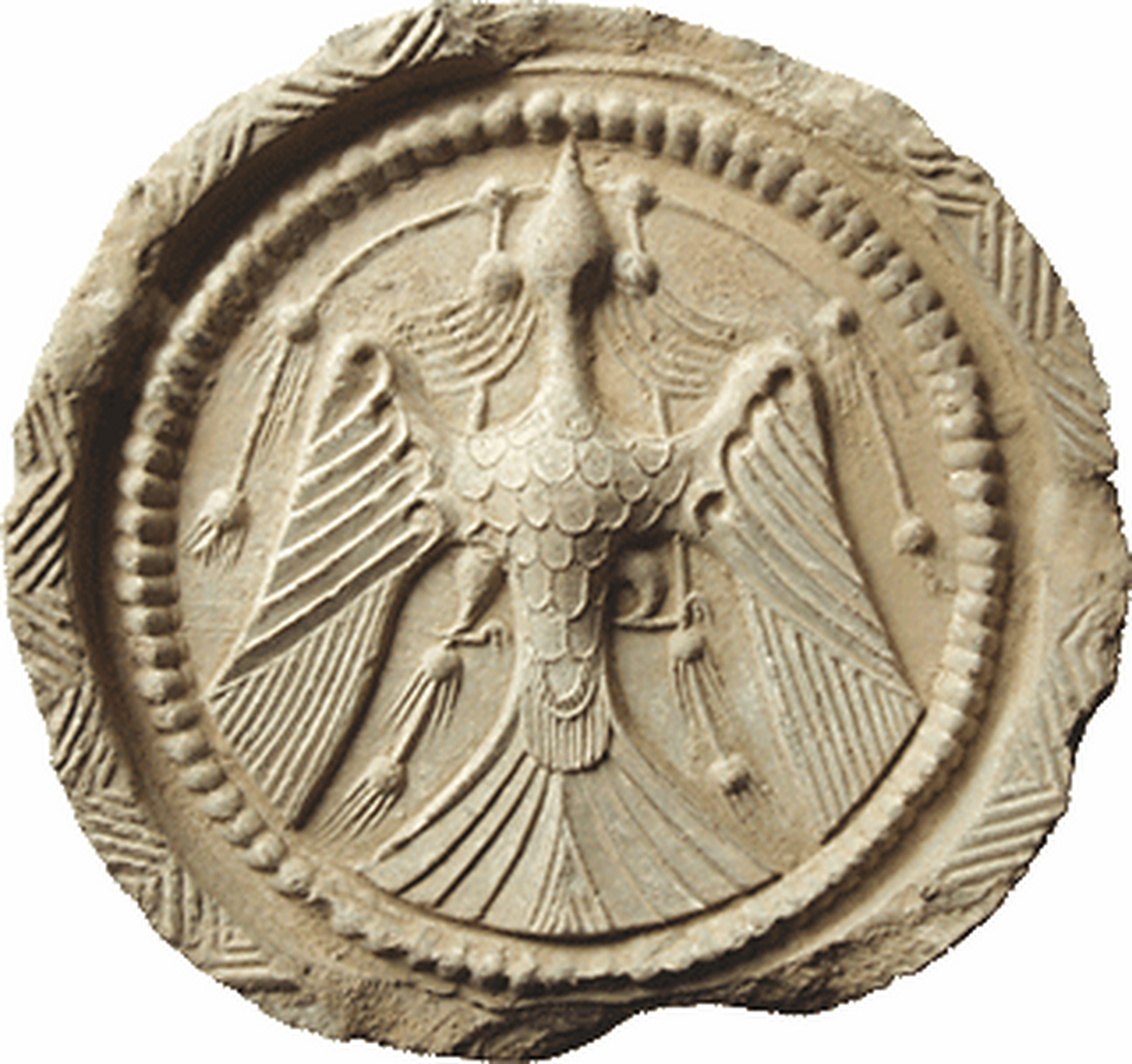 科普知识竞赛#【科普小知识】汉金乌瓦当,古陶文明博物馆"镇馆之宝".