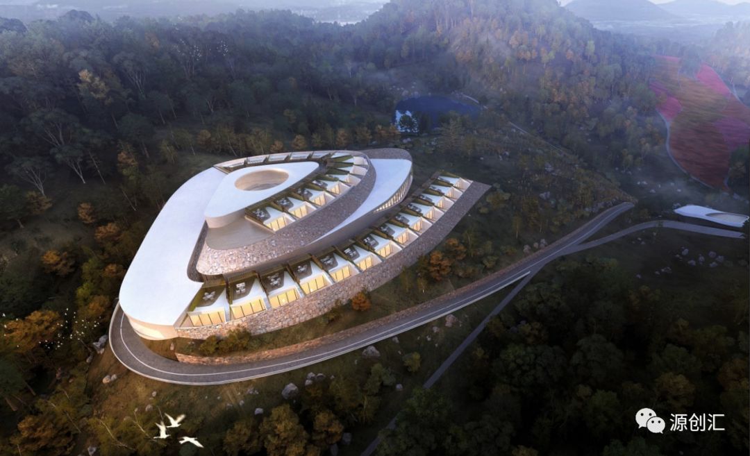 源创汇 | 文旅建筑—浪漫花海,重庆涪陵岩上花园酒店/ wva - jean