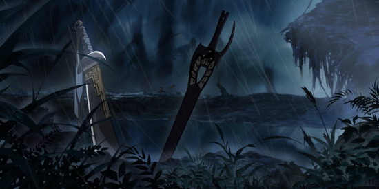 这把剑在风云中也现世过,在凌云窟黄帝陵中,只不过被聂风忽略错过了.