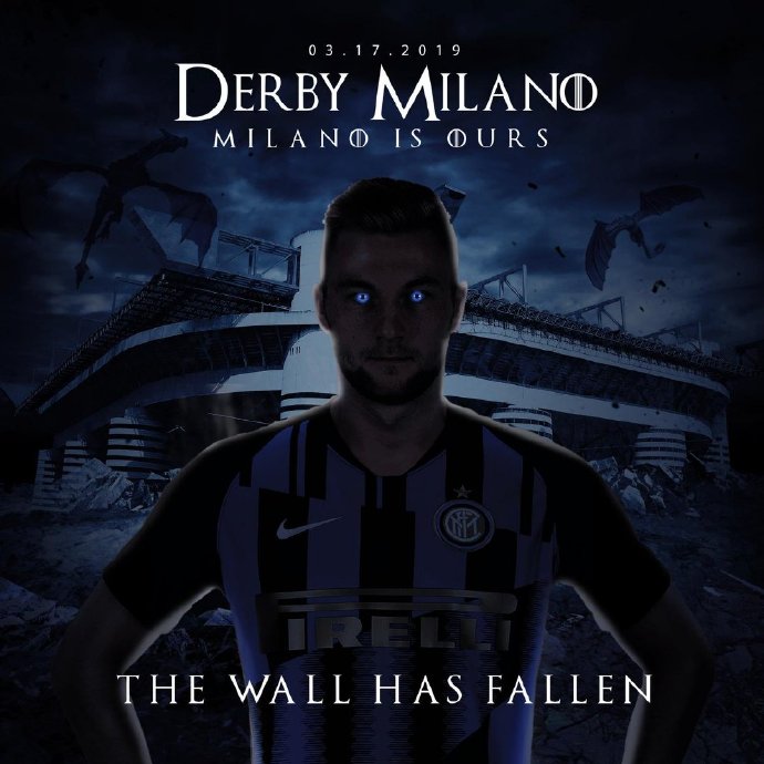 双杀!意甲近6场米兰德比国米不败!