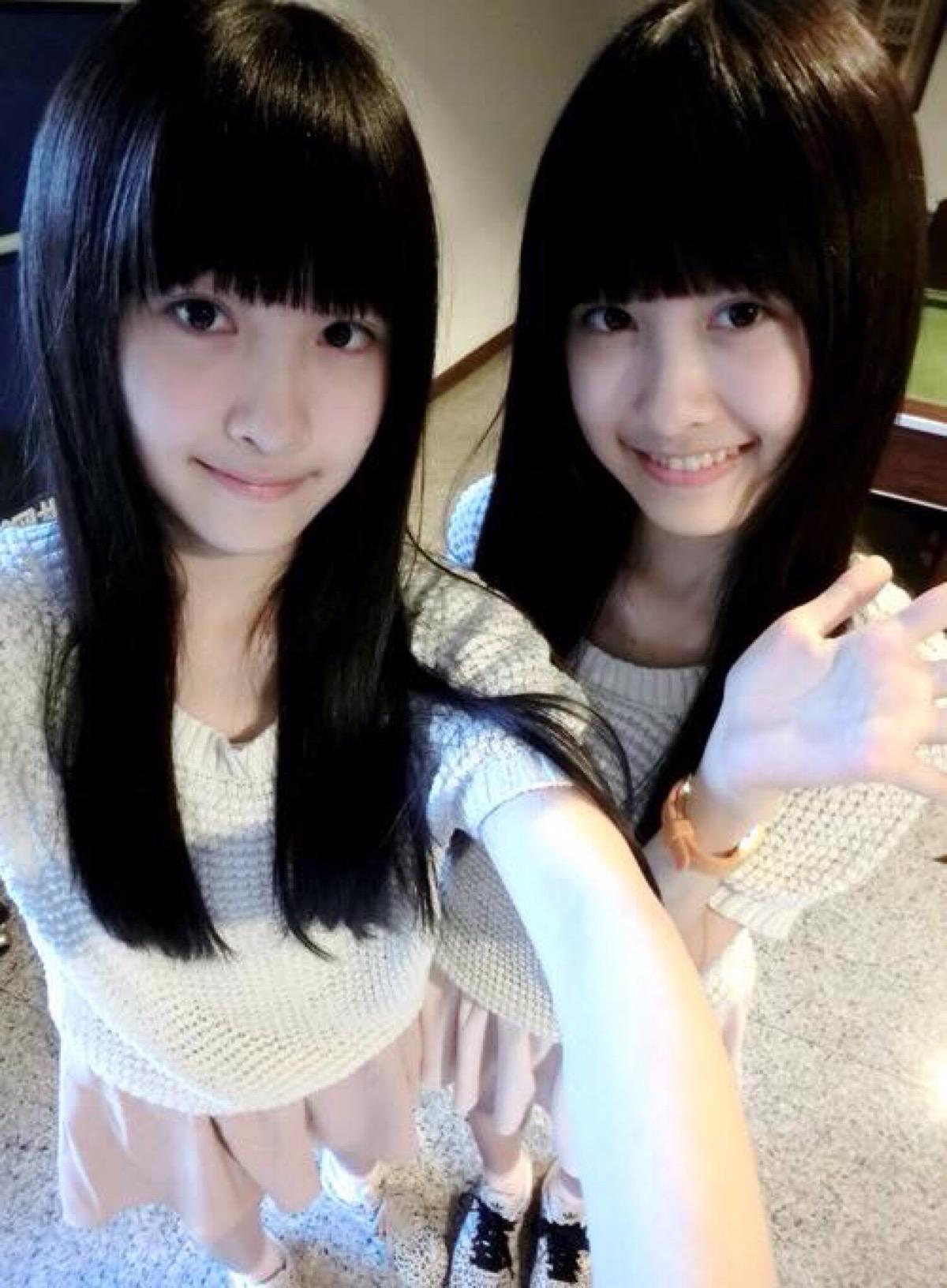 台湾最美双胞胎艺术照图片