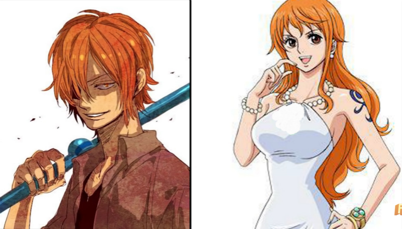 当海贼王角色们性转,路飞意外地美,娜美充满了痞气!